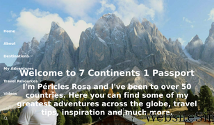 7continents1passport.com Screenshot