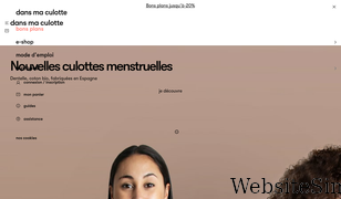 dansmaculotte.com Screenshot