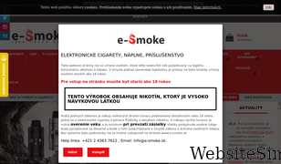 e-smoke.sk Screenshot