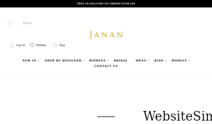 janan.co.uk Screenshot